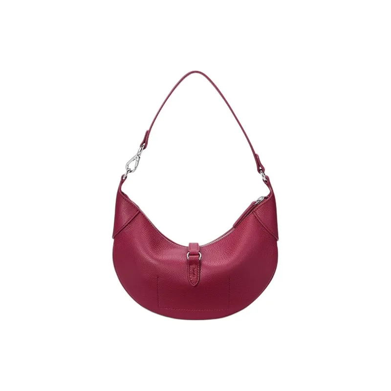 Polo Ralph Lauren Polo ID Leather Saddle Bags Shoulder Bags Mini Women's Overripe Red-2