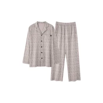 XIAFENYAN Pajama Set Unisex Gray