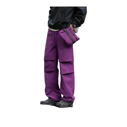 MIIOW Cargo Pants Unisex Purple
