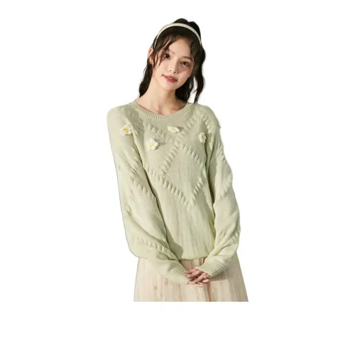 Tonlion Knitwear Women's Light Aqua Green