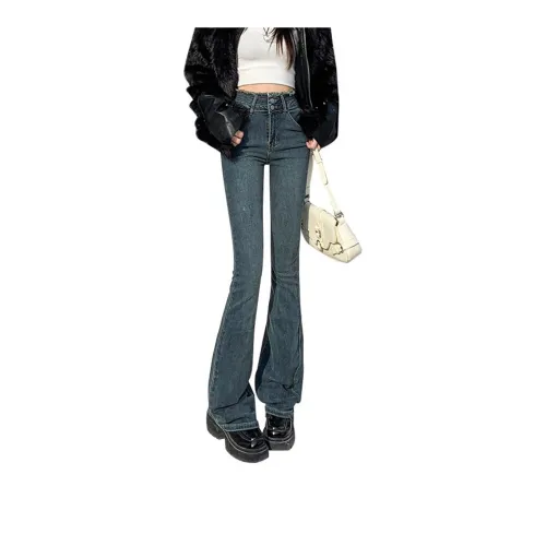FAIRWHALE Jeans Women's Vintage Blue