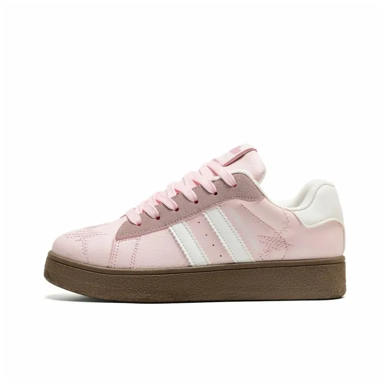 Teddy Bear Collection Coverage Slip Resistant And Abrasion Resistant Low Top Skateboard Shoes Women's-25