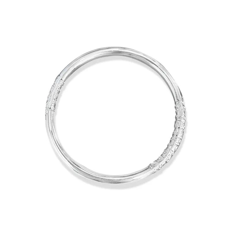 Seven Seven Silver Jewelry S999 Fine Silver Bangles Unisex-5