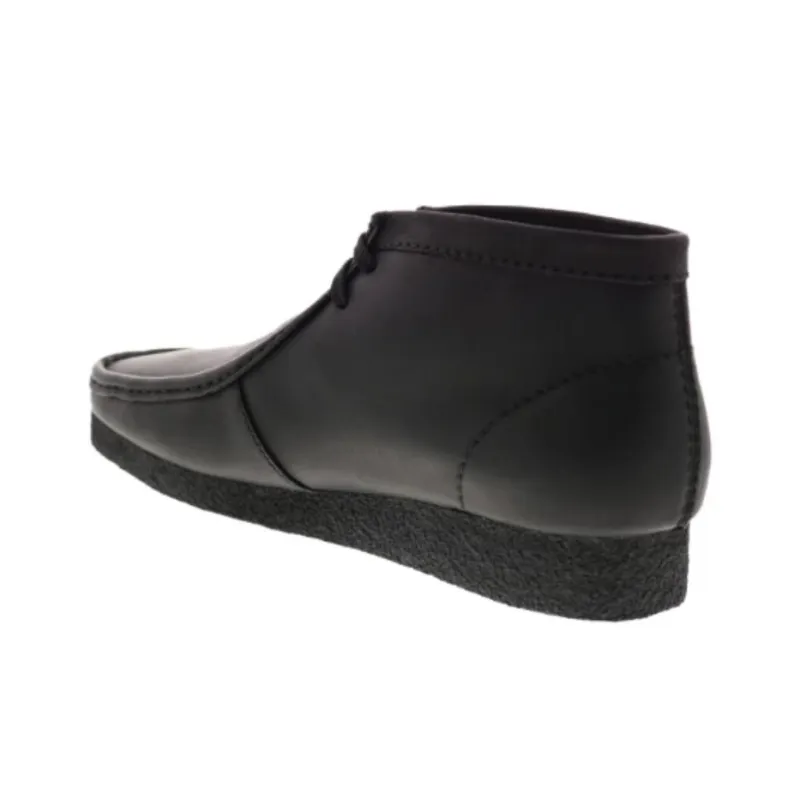 Clarks Shacre Boot Black Leather-3