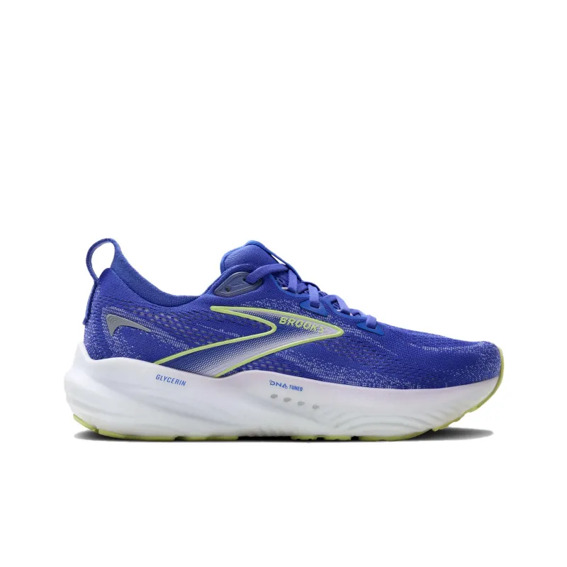 Brooks Glycerin 22 Amparo Blue Hyper Iris Yellow Women's-1