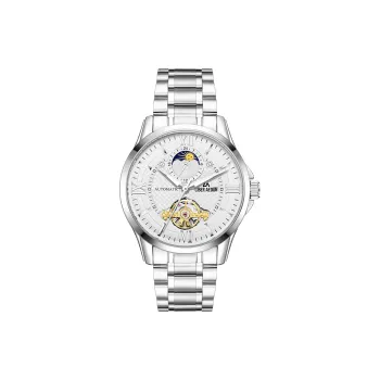 LIBER AEDON Automatic Mechanical Movement Silver Dial Men's Watches Brand Classic Box