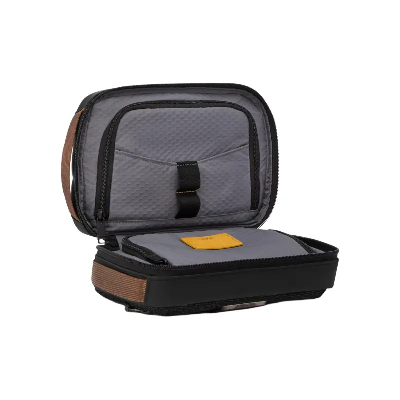 TUMI Alpha Bravo Fabric Toiletry Bag Men's Black Agate-2