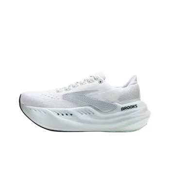 Brooks Glycerin Ma Cushioning Abrasion Resistant Breathable Low Top Running Shoes Women's White