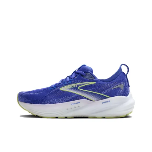 Brooks Glycerin 22 Amparo Blue Hyper Iris Yellow Women's