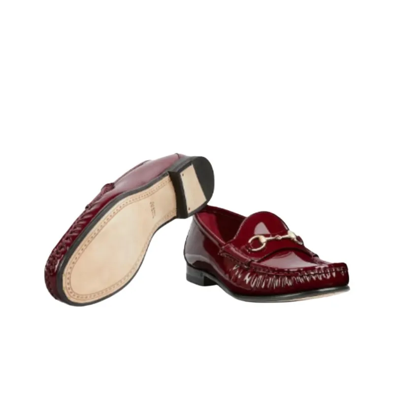 GUCCI Horsebit 1953 Loafers Women's Red-5