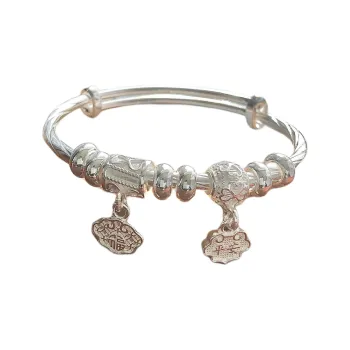 U state 999 Fine Silver Sterling Silver Bracelets Kids'