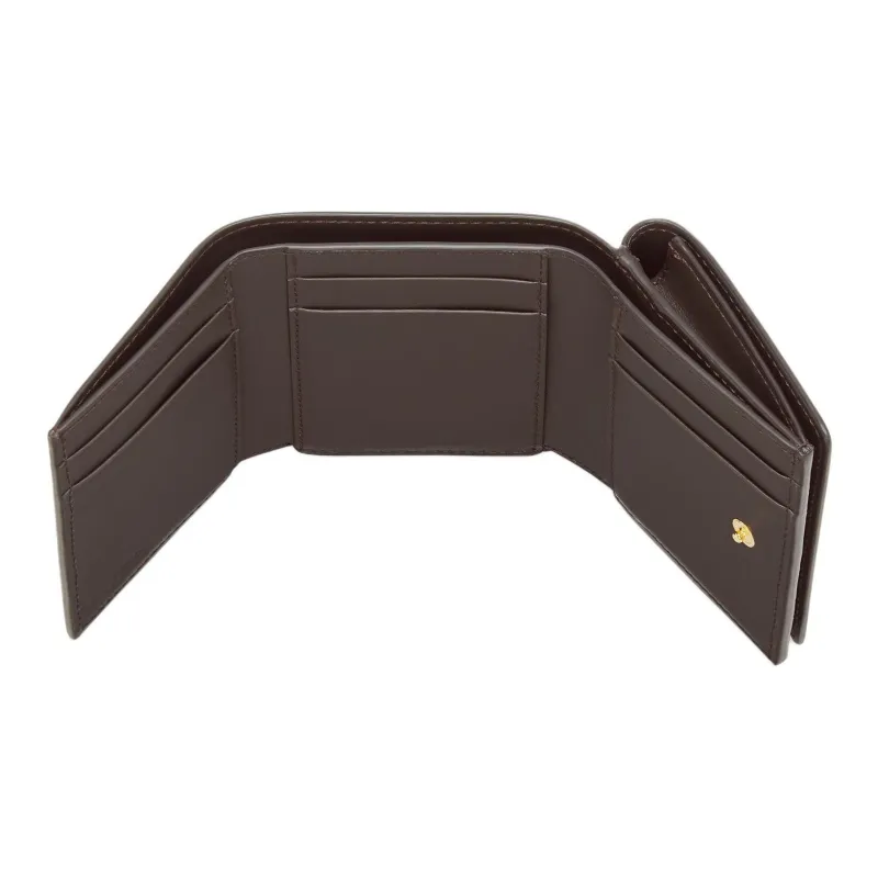 FENDI Cotton Wallet Medium Size Men's Brown-3