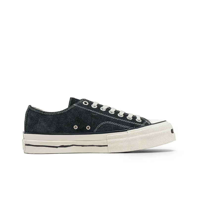 TC TCMADE 024 Abrasion Resistant Low Top Canvas Shoes Unisex Dark Gray-3