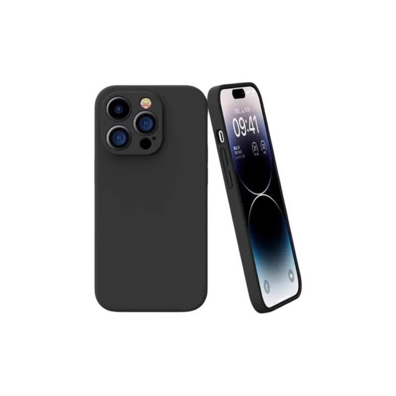 Wei Xin Silicone Material Solid Color Phone Cases Compatible With IPhone 16/15 Pro Max/Apple 13/14 Pro/Max-4