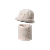 Ecru-Winter Thermal Two-Piece Set