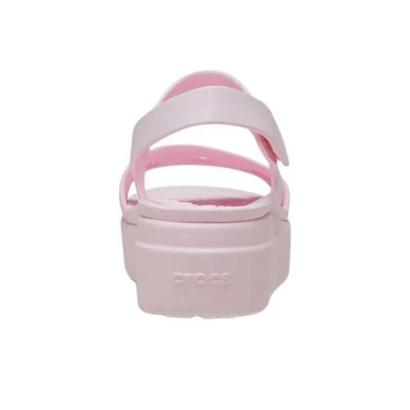 Crocs Brooklyn Beach Sandals Women's Pink-5