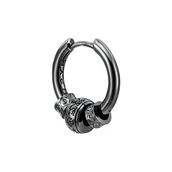 MYSH 925 Sterling Silver Earrings Men's