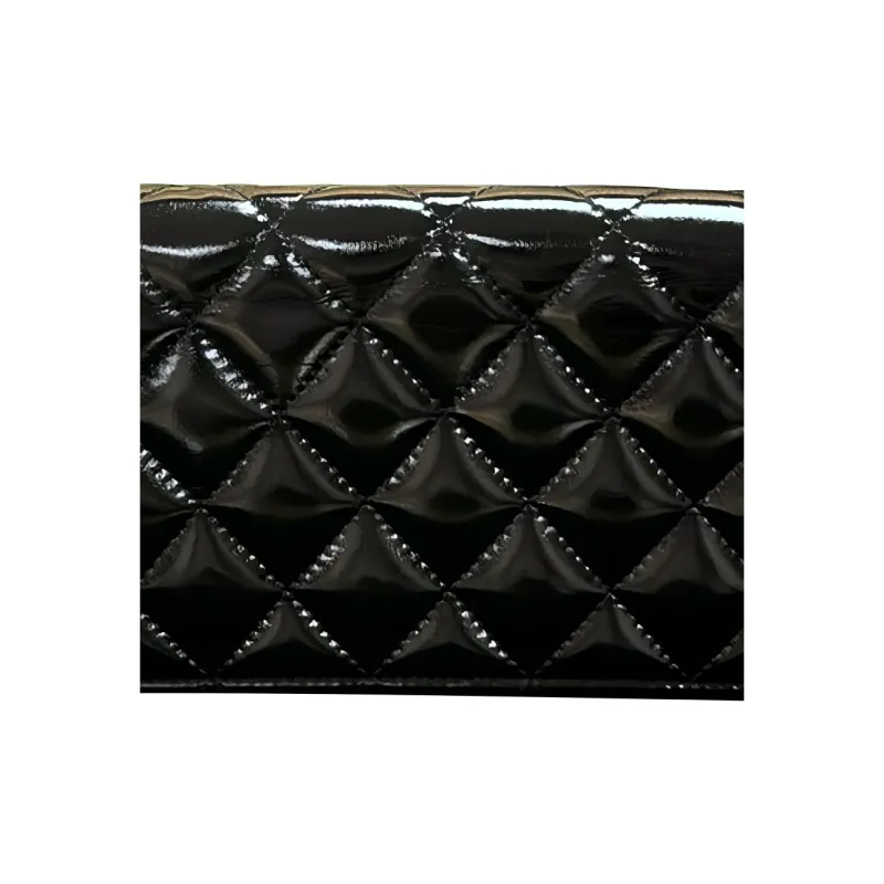 CHANEL WOC Lambskin Crossbody Bag Shoulder Bag Mini Women's Black-4