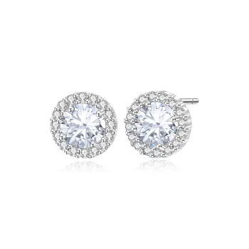 MOLADY 999 Fine Silver Stud Earrings Women's