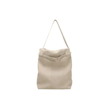 MZ HOUGE Cow Leather Shoulder Bag Large Size Women's Multicolor