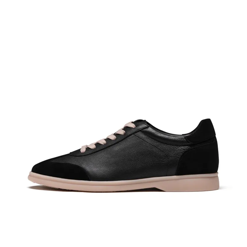 TRUFFAUT Lightweight Breathable German Army Trainers Low Top Casual Shoes Men's-0
