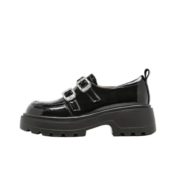AGSDON Casual Single Shoes 5.5cm Women's Black