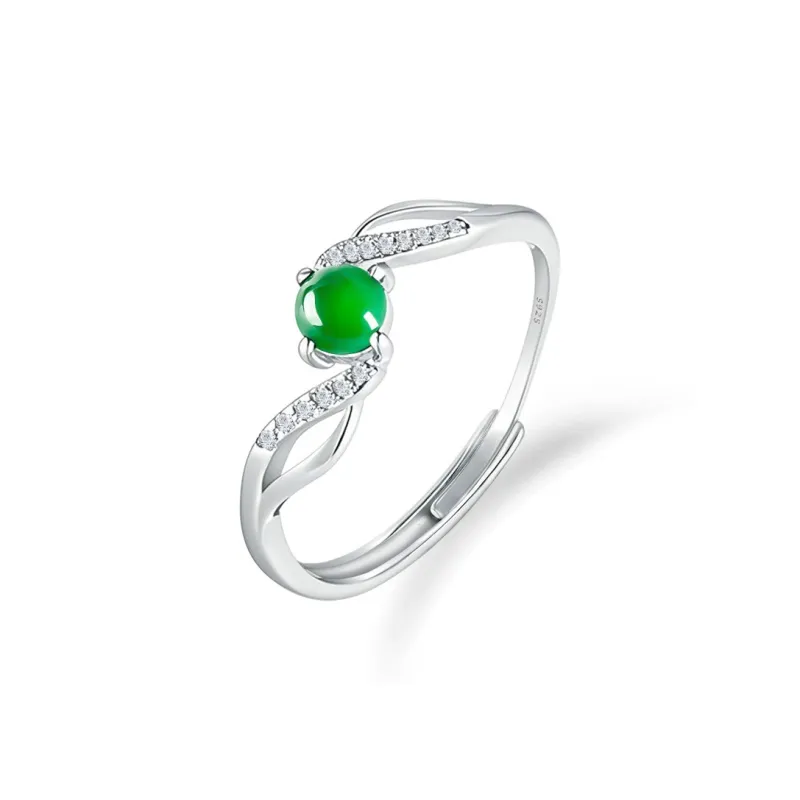 LIANGYUXI Ice Type Jadeite Rings Women's-2