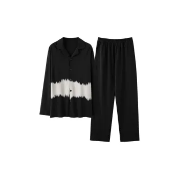 XIAFENYAN Pajama Set Unisex Black