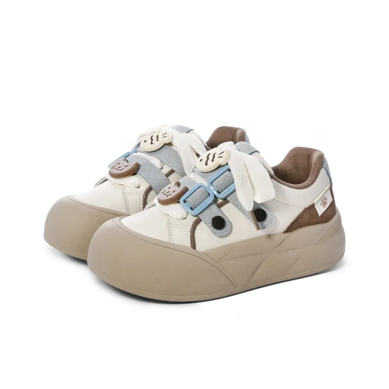 Lovely You Lightweight Anti Slip And Wear Resistant Low Top Skateboard Shoes Women's-20