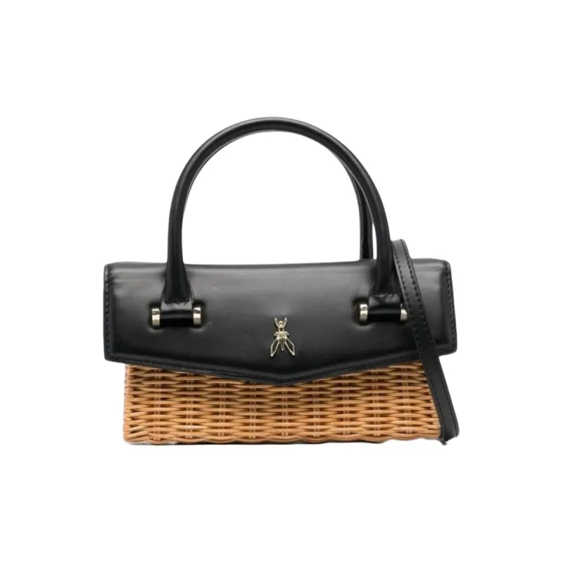 Patrizia Pepe Fly Bambi Straw Bag-0
