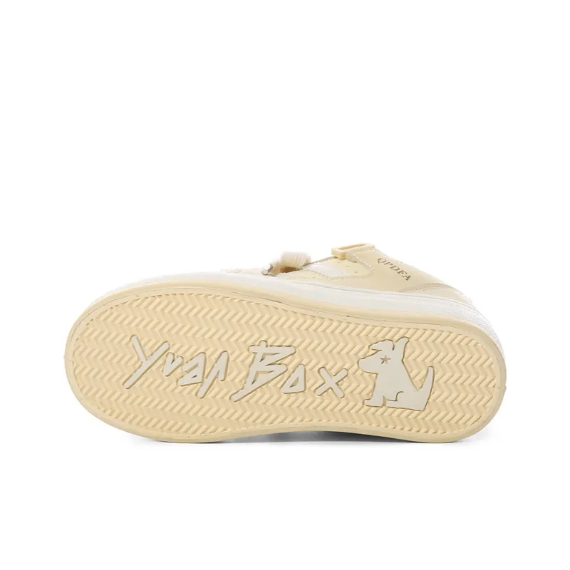Lovely You Coverage Lightweight Slip-Resistant Low-Top Skateboard Shoes Women's Almond Yellow-11