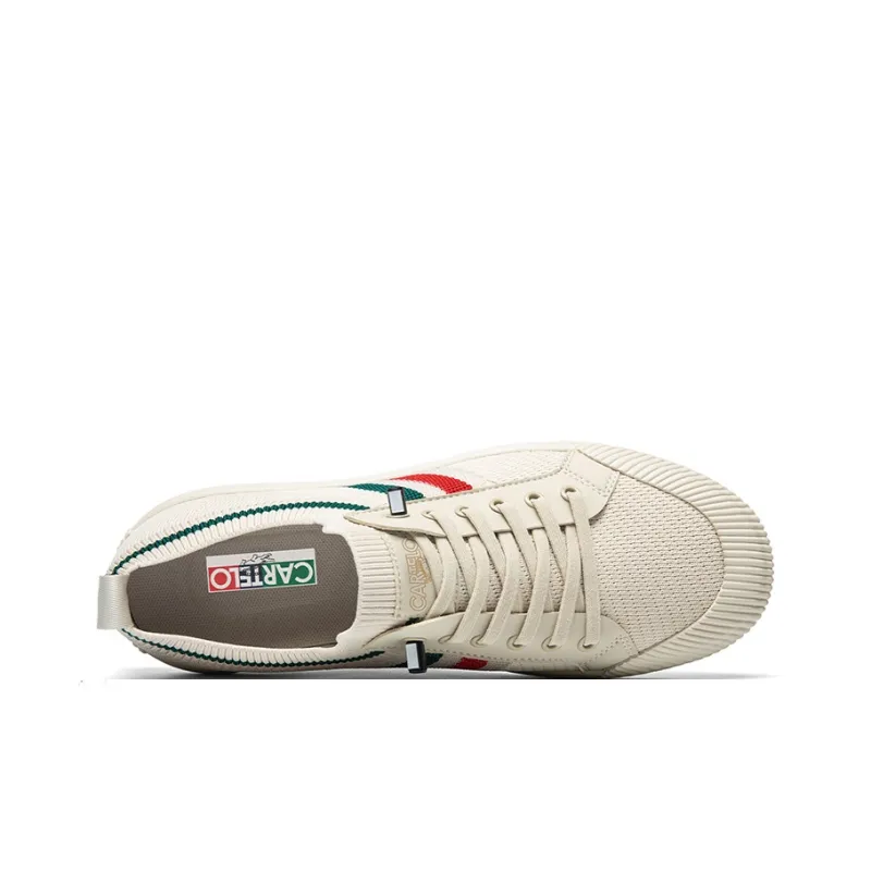 CARTELO Vintage Design Flyknit Shoes Low Top Casual Shoes Men's-18