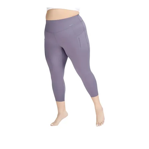 Nike Go Women's Firm-Support High-Waisted 7/8 Leggings With Pockets Plus Size