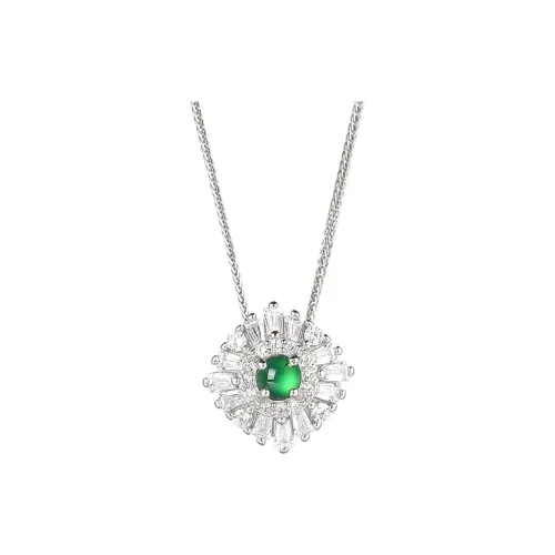Seven Little Craftsmen Ice Type Jadeite Necklaces Women's