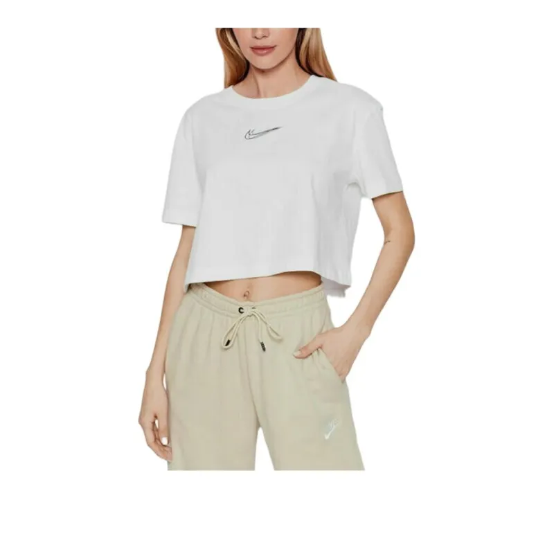Nike Clothing T Shirts Women's White-1