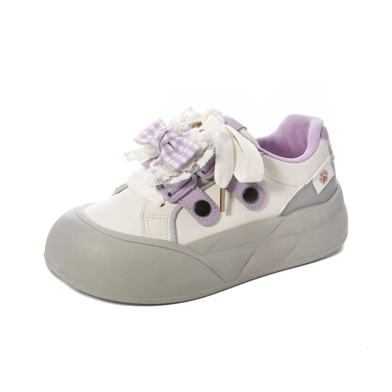 Lovely You Lightweight Anti Slip And Wear Resistant Low Top Skateboard Shoes Women's-31