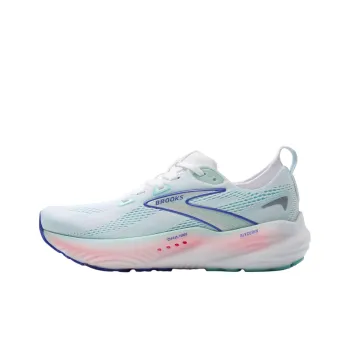 Brooks Glycerin Gts 22 White Limpet Shell Amparo Blue Women's