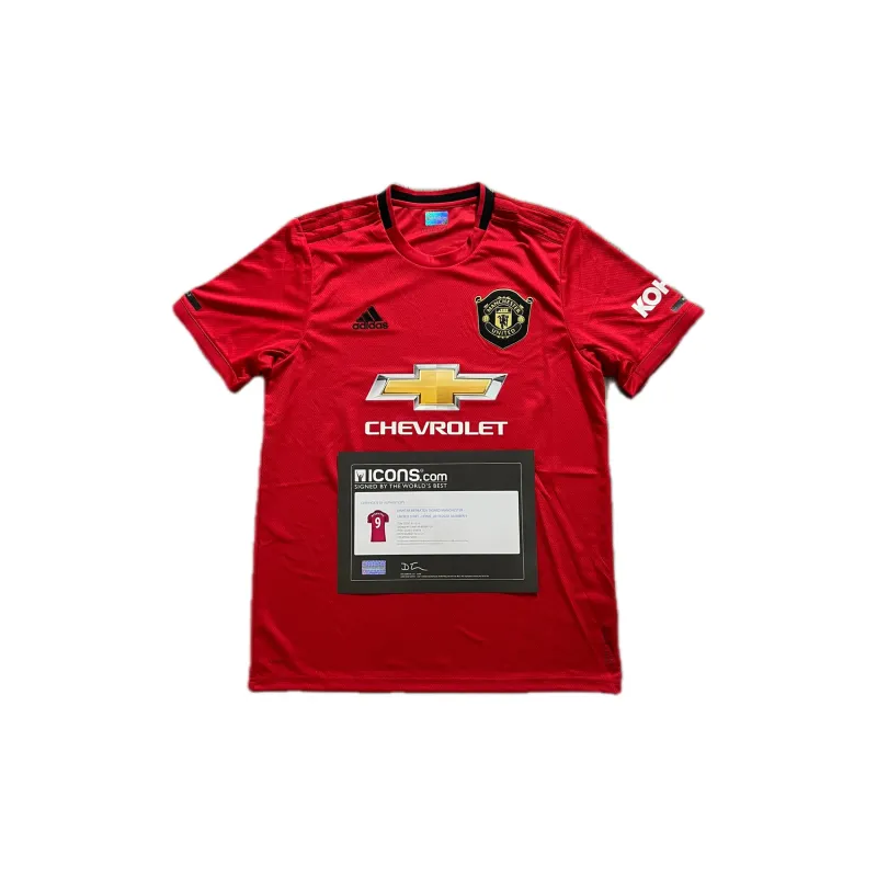 ICONS.com Belbatofov Manchester United Shirt Includes Certification Certificate Not Framed Football Jerseys-1