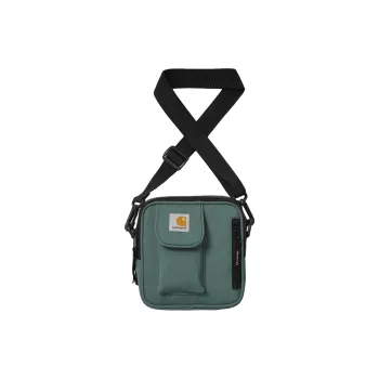 Carhartt WIP Essentials Polyester Crossbody Bag, Shoulder Bag Small Size Unisex Silver Pine