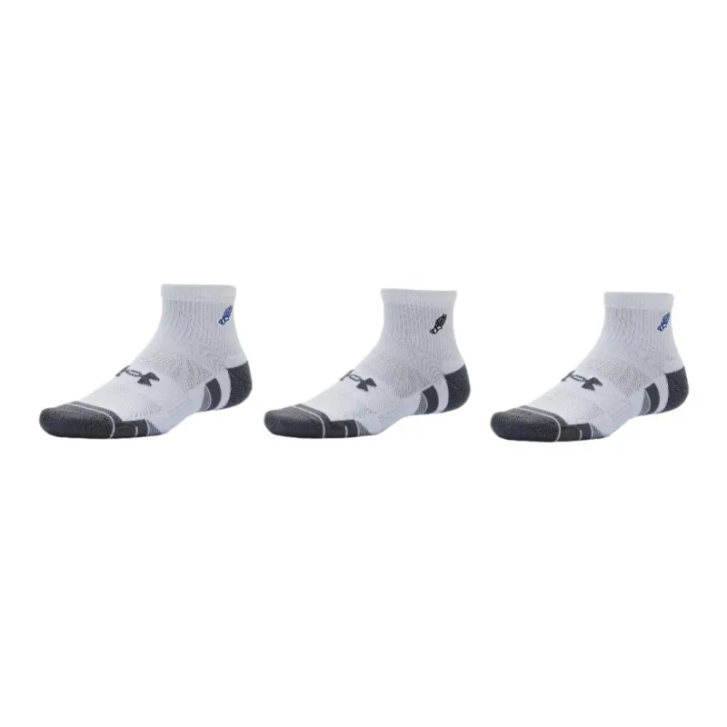 Under Armour PerformanceTech Mid Calf Socks Unisex 3 Pack White-0