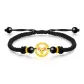 Chinese Zodiac Rat Bracelet Black Cord Style
