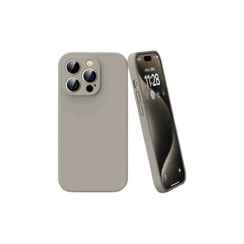 Wei Xin Silicone Material Solid Color Phone Cases Compatible With IPhone 16/15 Pro Max/Apple 13/14 Pro/Max-5