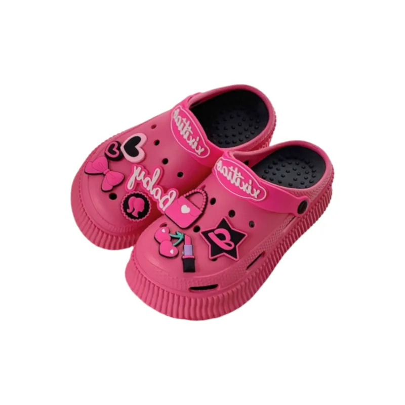 SHIGUDE Sandal Slippers Women's, Rose Red-0