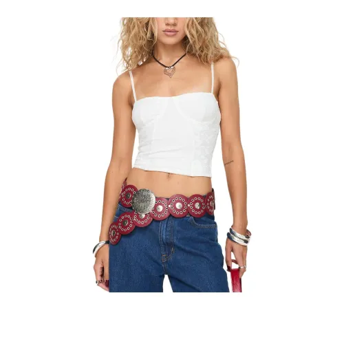 PRINCESS POLLY VAUGHN TOP Camisole Women's White/White