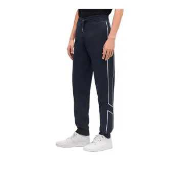 HERMES Knitted Sweatpants Men's Marine Blue