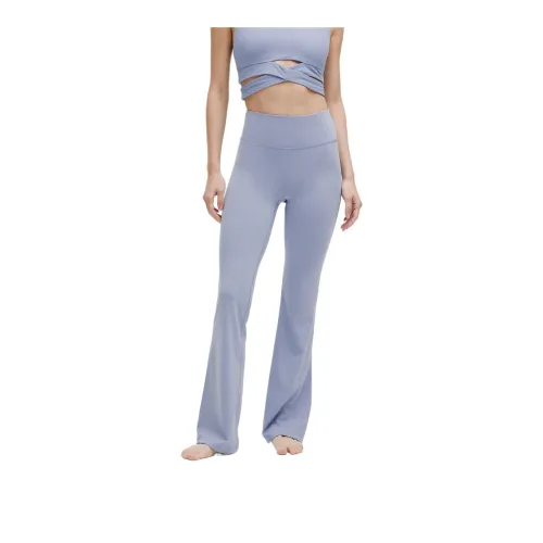 Lululemon Groove SmoothCover™ Sports Pants 30' Women's Blue Willow