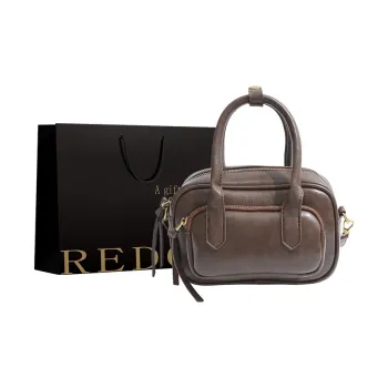REDOO PU Double Shoulder Crossbody Handbag Regular Women's Black/Coffee/Light Brown