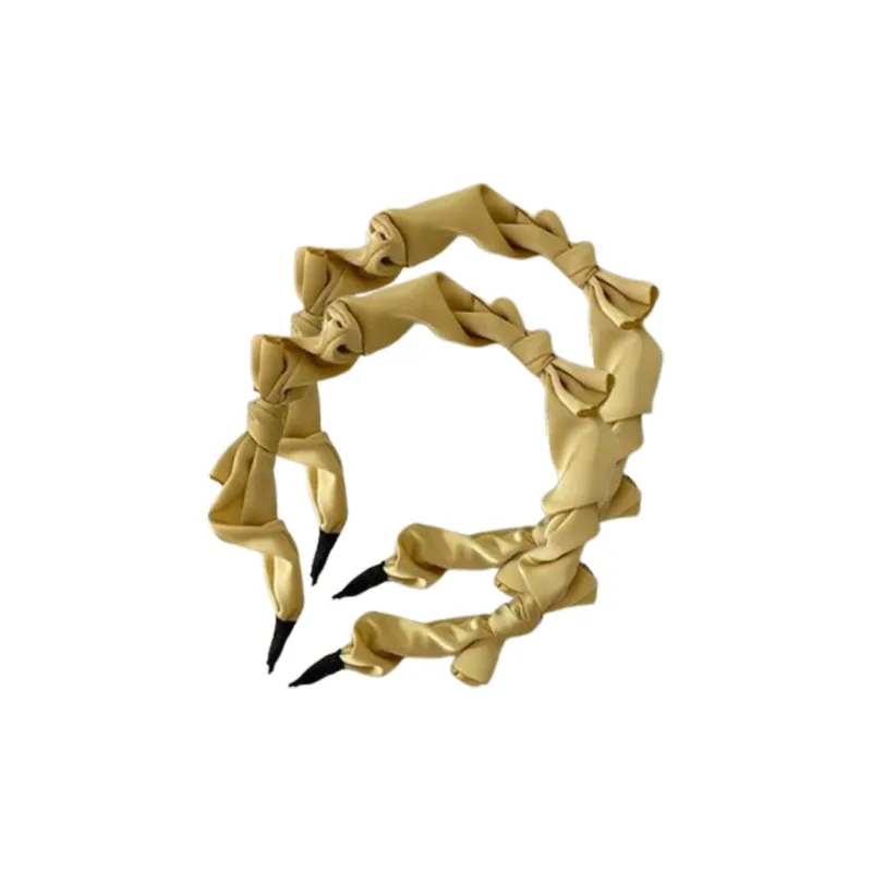 JIANYINGSHU Satin Headbands Women's-4