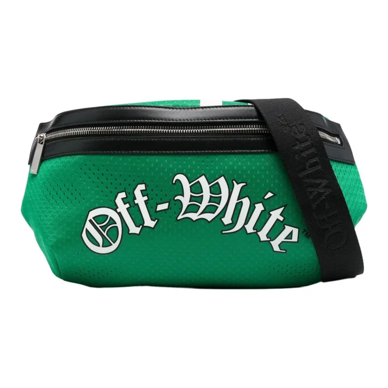 OFF-WHITE Core Logo Printed Mesh Belt Bag-0