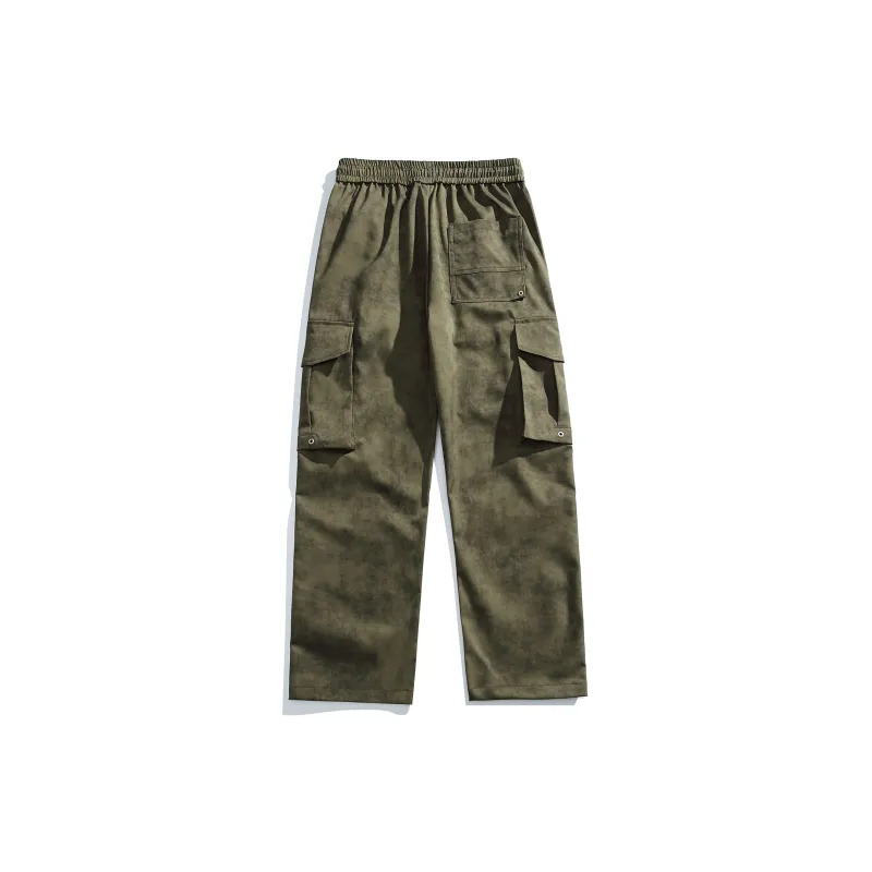 ROBINHOOD Casual Pants Unisex Khaki-13